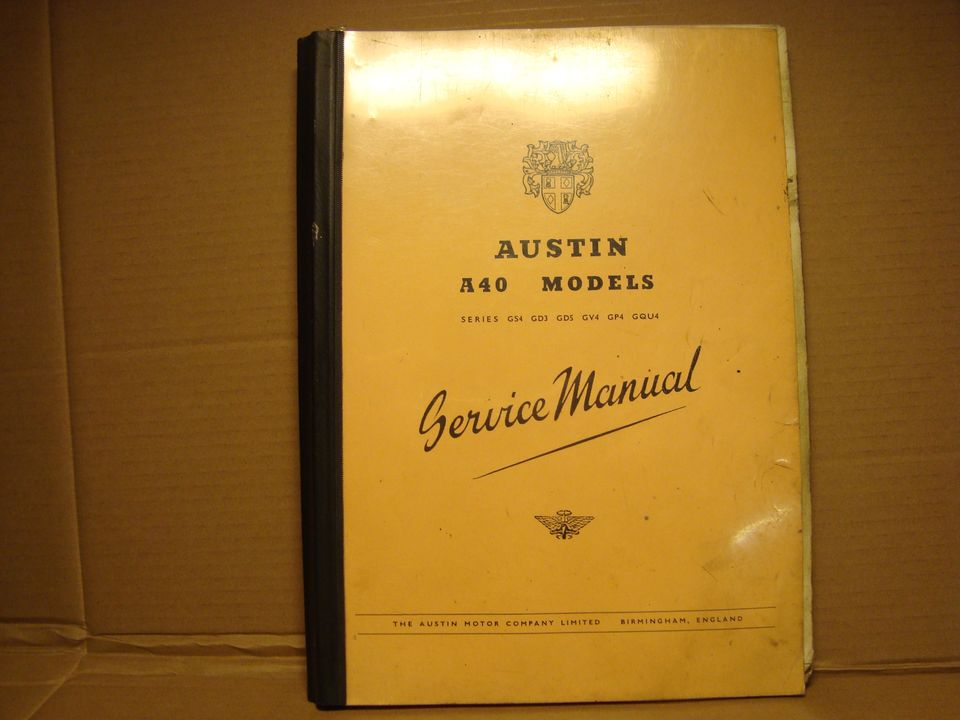 Austin A40 Service Manual