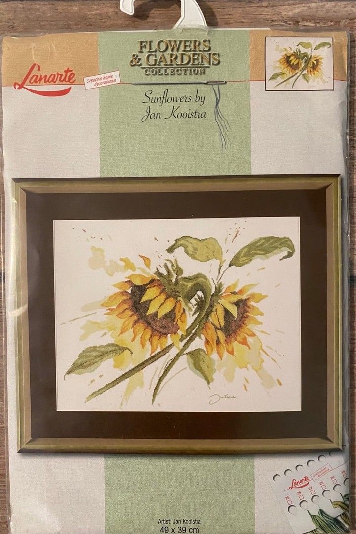 Sunflowers by Jan Koositra (Lanarte) ristipistopakkaus