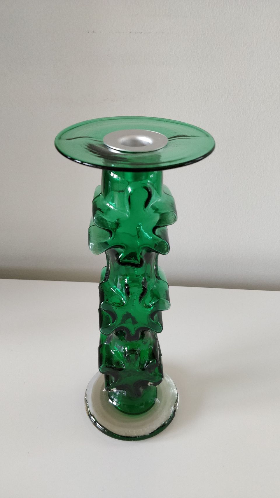 Kasperi-kynttilänjalka tai maljakko, Riihimäen lasi