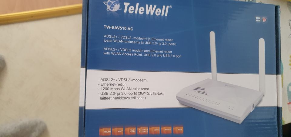 ADSL-Modeemi TeleWell