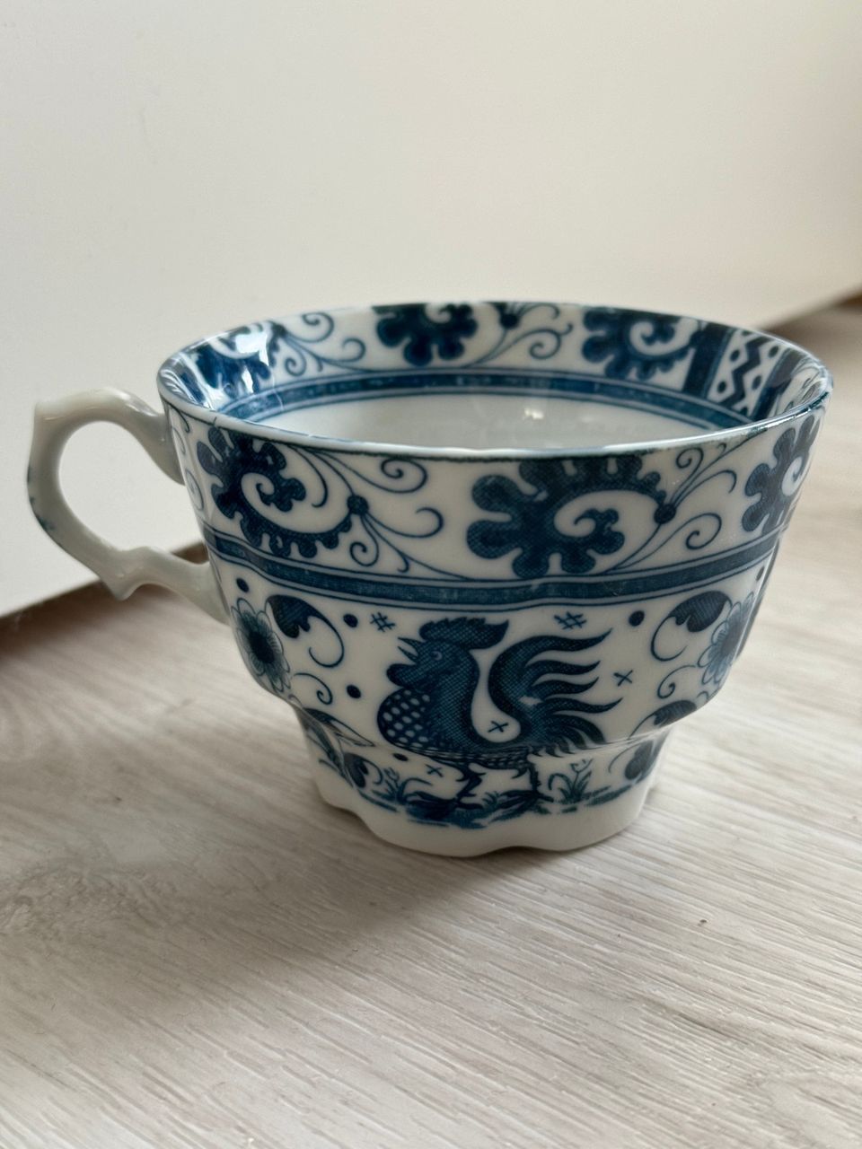 Vintage Japan Porcelain kukko kahvikuppi