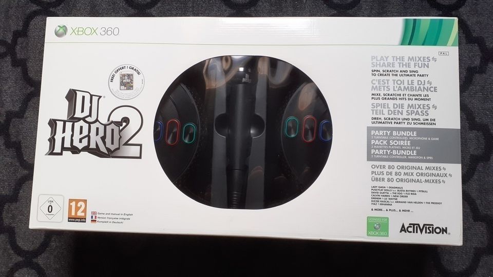 DJ Hero 2 Party Bundle Xbox 360, Uusi