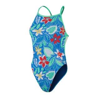 Speedo Allover Digital VBack Retro Floral W - naisten uimapuku 34 - 38