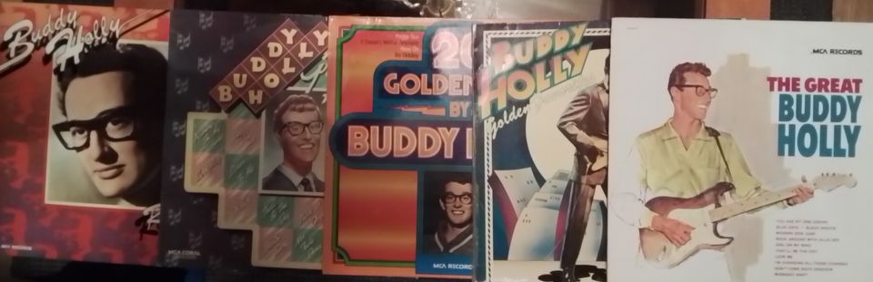 5 x Buddy Holly LP