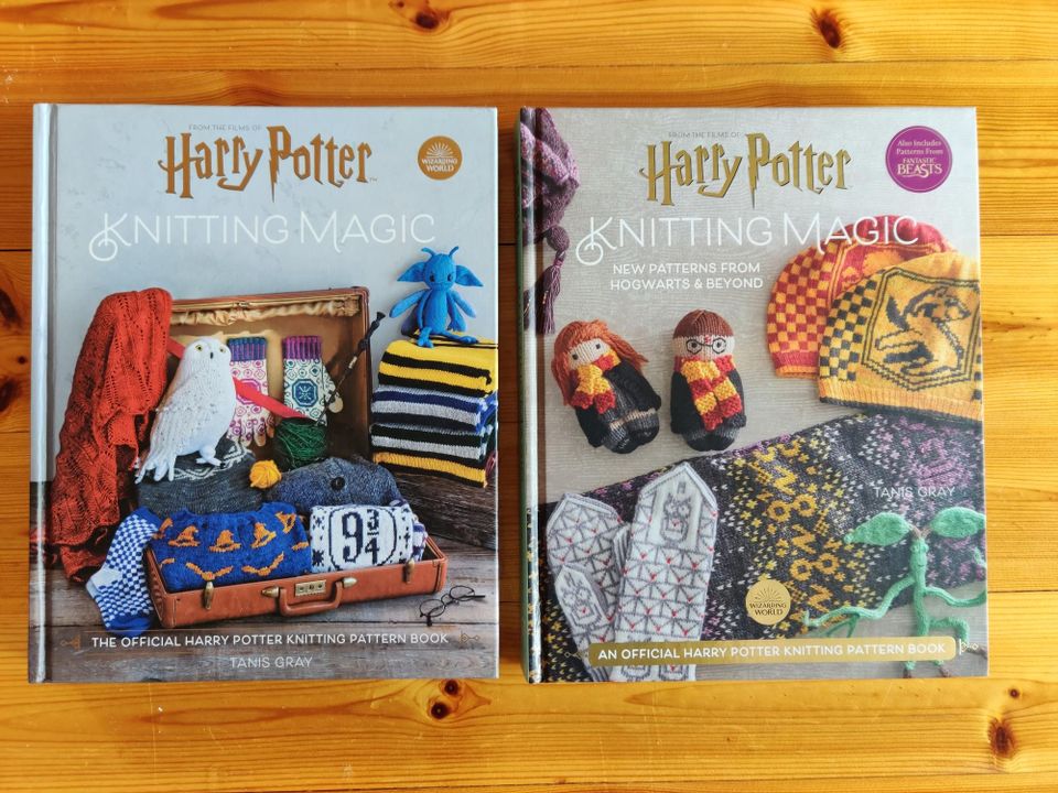 Käsityökirjat: Harry Potter Knitting Magic I & II
