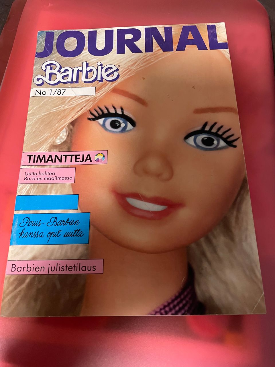 Journal barbie kuvasto vintage v. 1987
