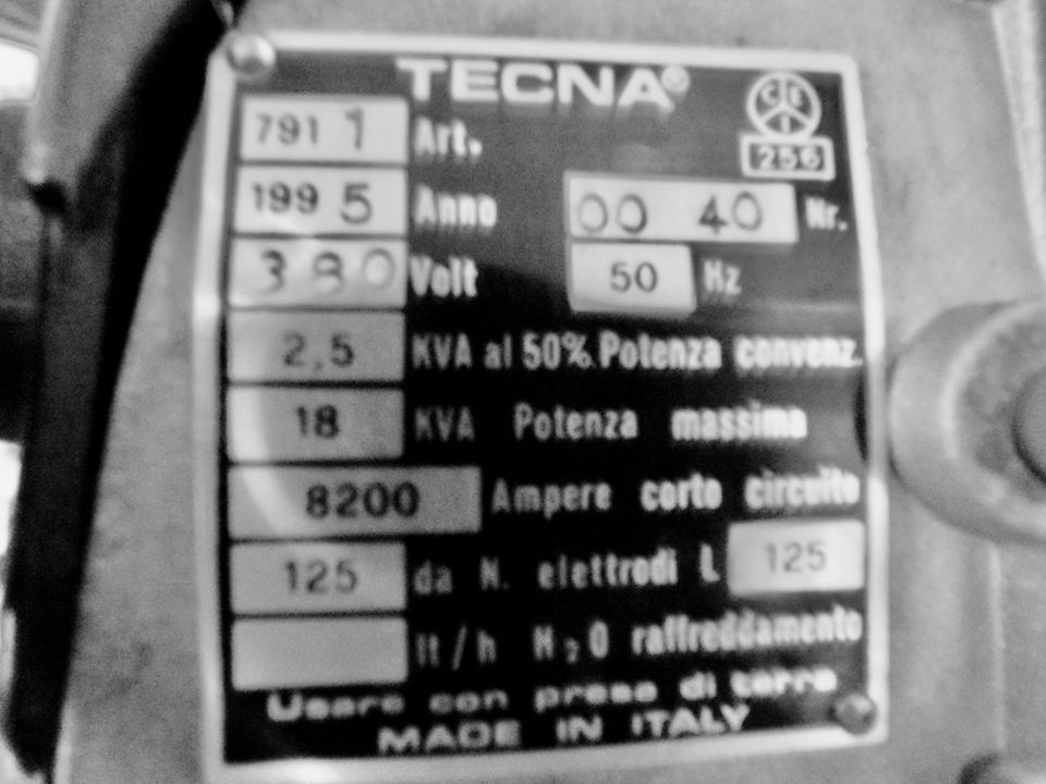 Tecna 7911-2.5 kVA pistehitsi
