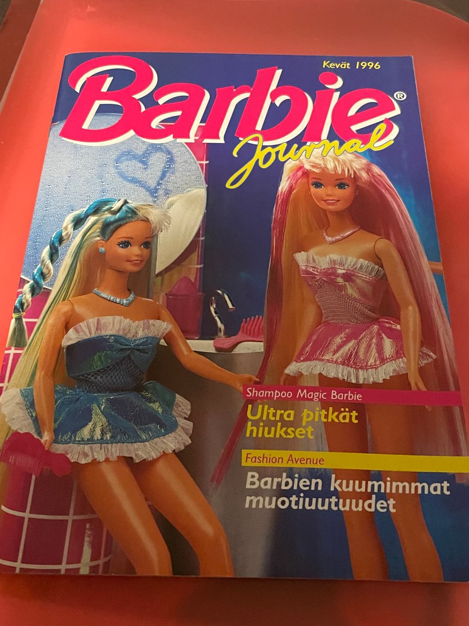 Barbie journal lehtikuvasto vintage 1996