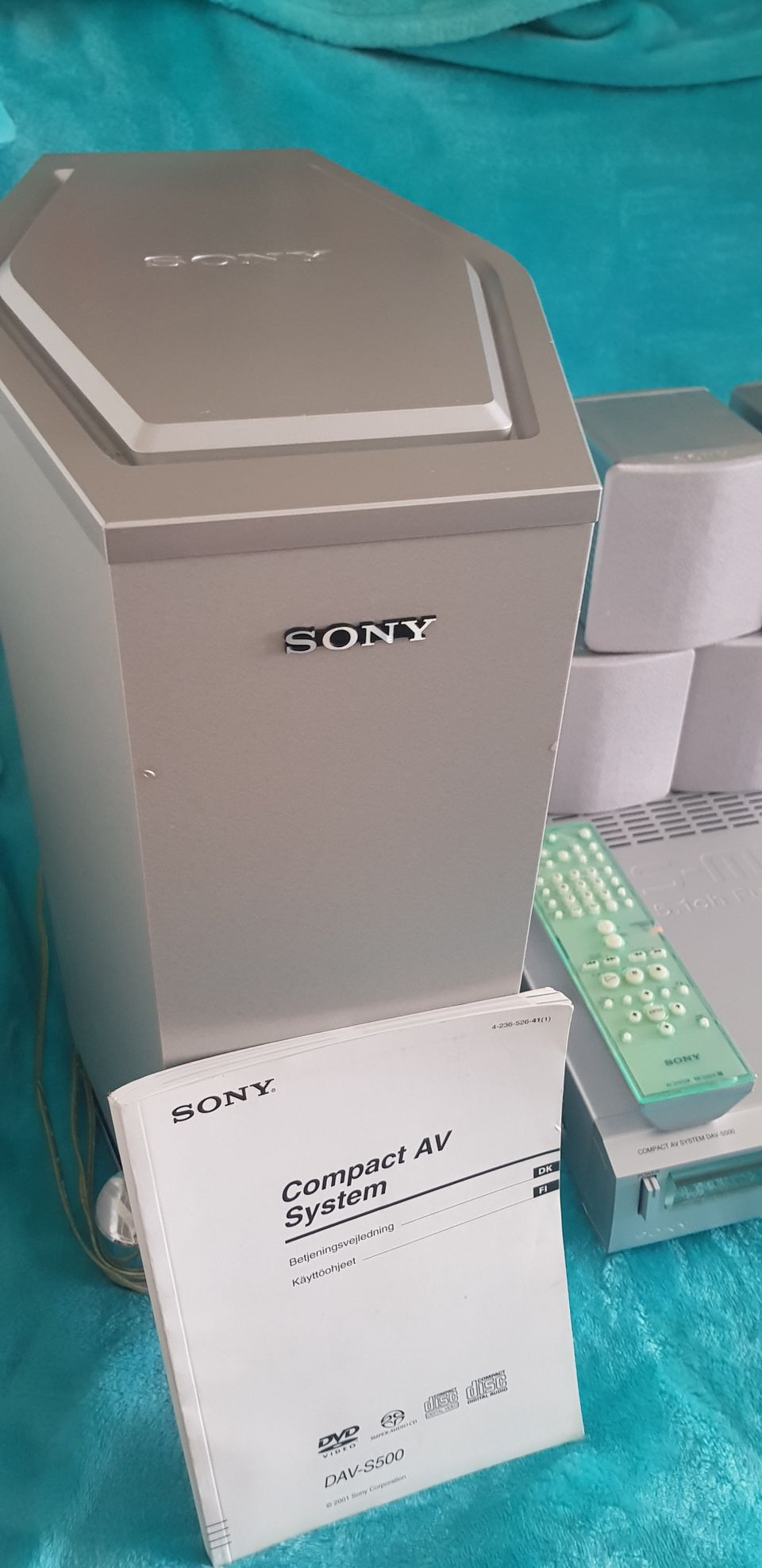 Sony viritinvahvistin dvd - systeemi Sony subbari