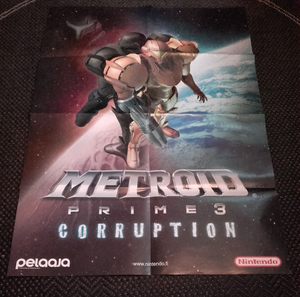 Metroid Prime Corruption juliste
