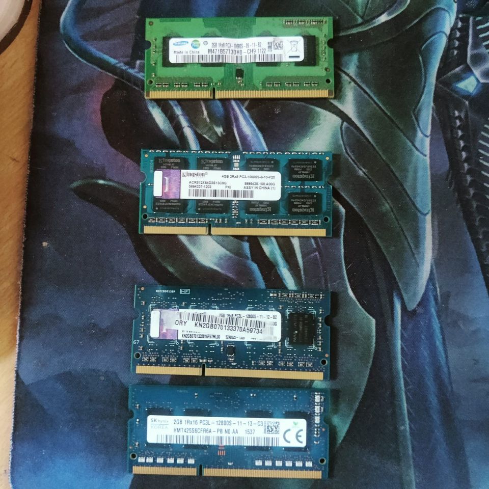 Kannettavan RAM muistit