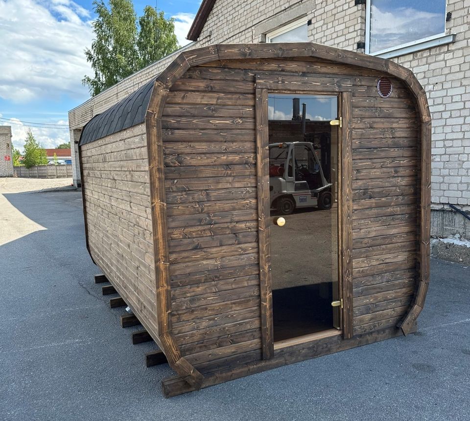 CUBE model sauna /Puinen sauna met Voorkamer 400cm