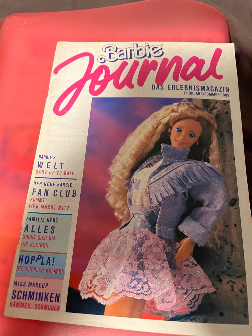 Barbie journal katalogi vintage 1989