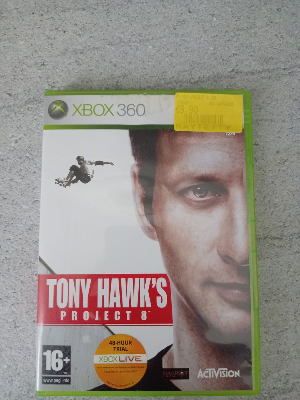 Tony Hawks project 8 video peli
