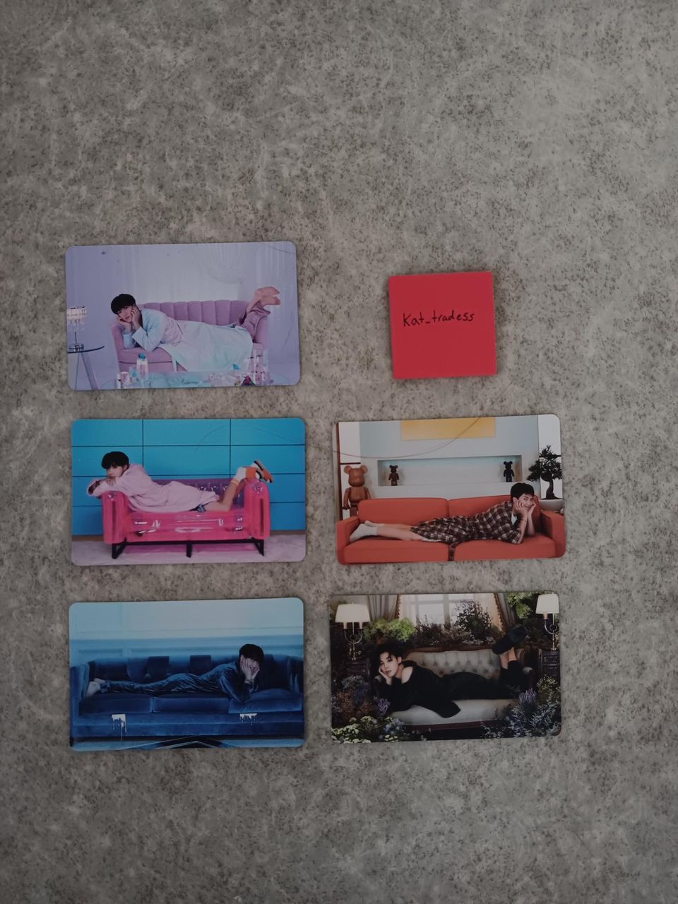 Bts be photocards