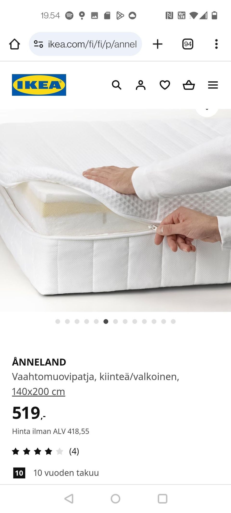Ikean sänky