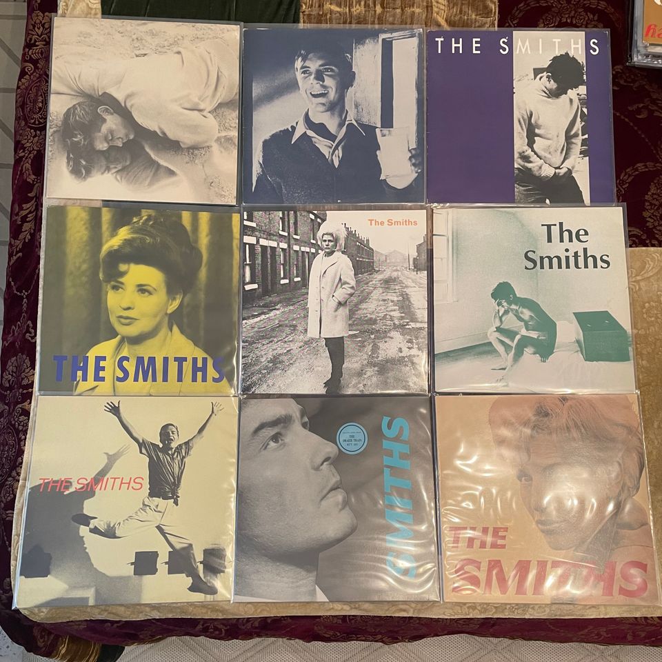Upea The Smiths ja Morrissey 12”, 7” ja cds kokoelma