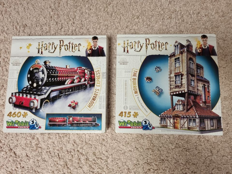 Harry Potter 3D palapelit, 2 kpl