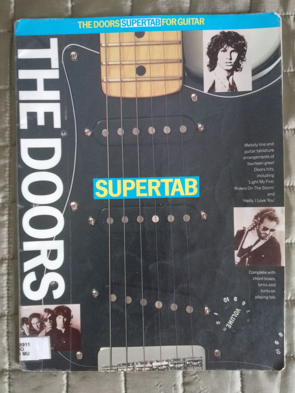 The Doors Supertab For Guitar 1989 nuottikirja
