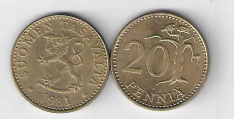 20 penniä 1981