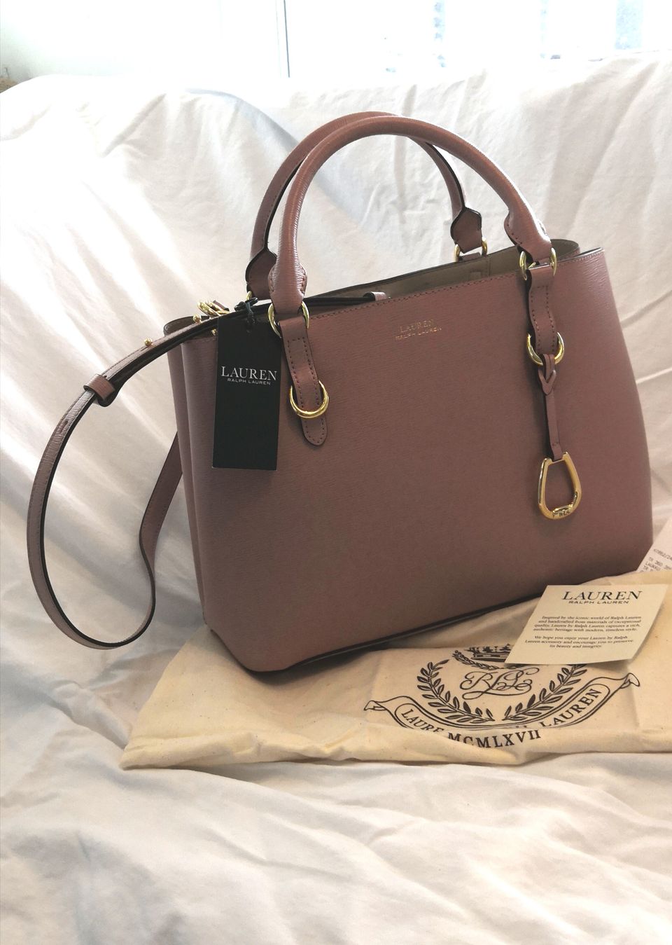 UUSI RALPH LAUREN laukku - Bennington satchel