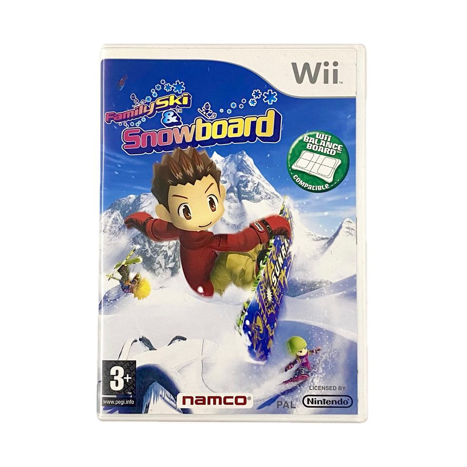 ⭐️💎 Family Ski & Snowboard - Nintendo Wii 💥+löytyy paljon muita pelejä