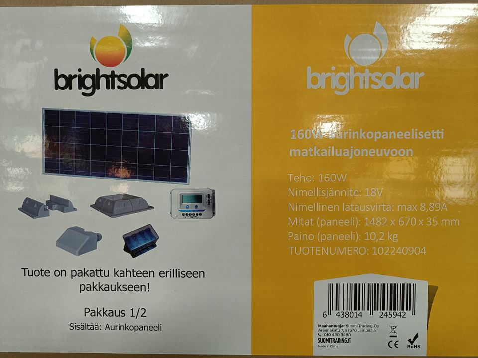 Brightsolar aurinkopaneelisetti