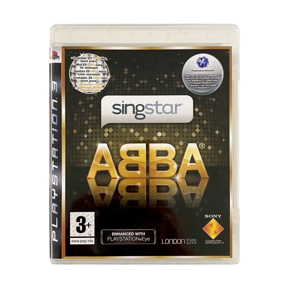 Singstar Abba - PS3 (+löytyy paljon muita pelejä)