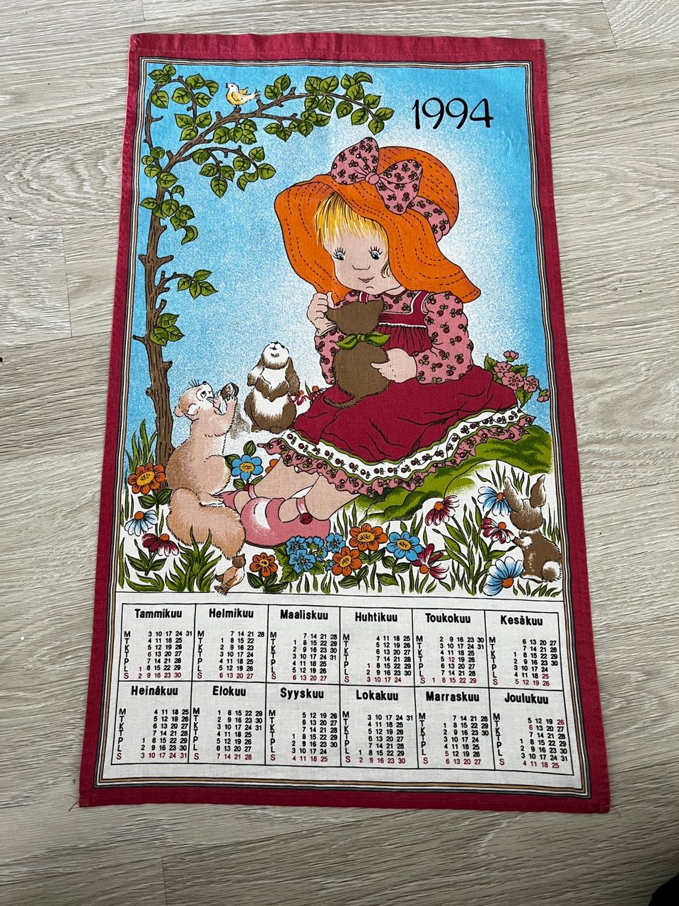 Kangaskalenteri 1994 juhlavuosi - 30v