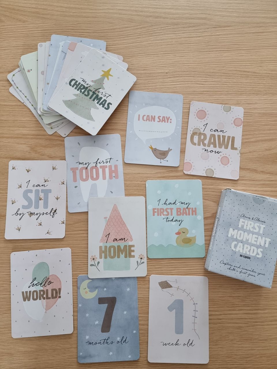 Baby's first moments cards, ihanat!