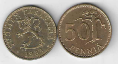 50 penniä 1983