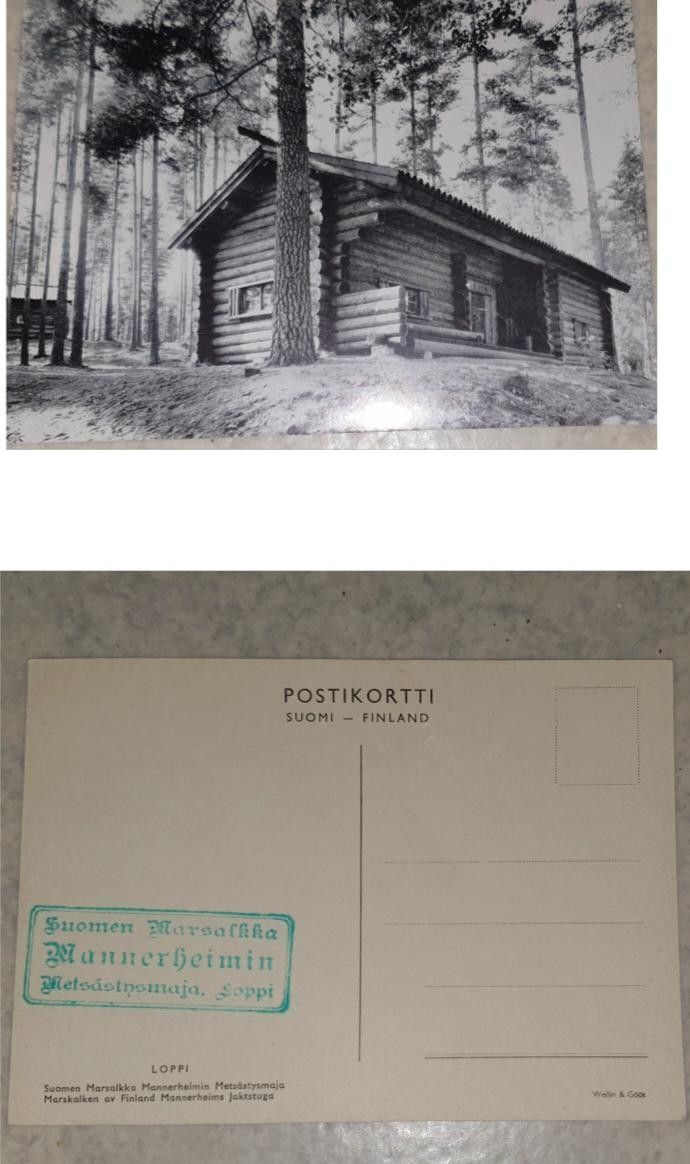 Mannerheim aiheiset postikortit