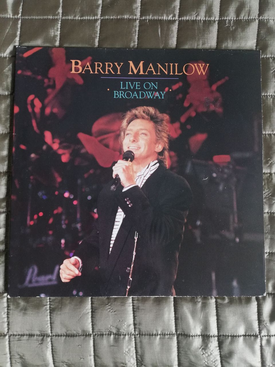 Barry manilow Live On Broadway tupla-LP levy 1990