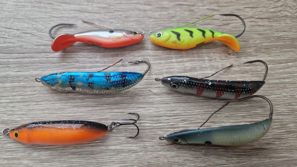 Rapala Minnow Spoon lusikoita ja Weedles Shad