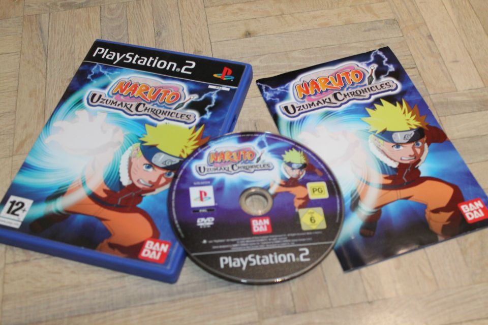 Playstation 2 PS2 peli Naruto Uzumaki Chronicles + ohje KUIN UUSI