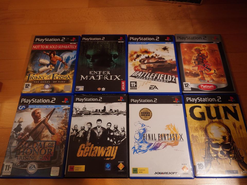 Ps2 pelejä, battlefield 2, final fantasy x