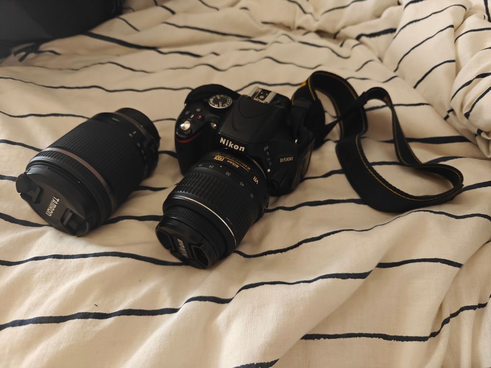 Nikon D5100 + kamron 18-200mm
