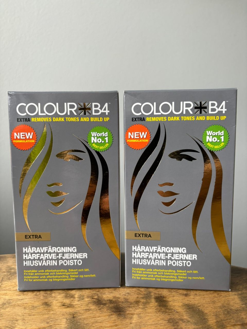 2 kpl ColourB4 Extra Hair Colour Removal -värinpoisto hiuksiin