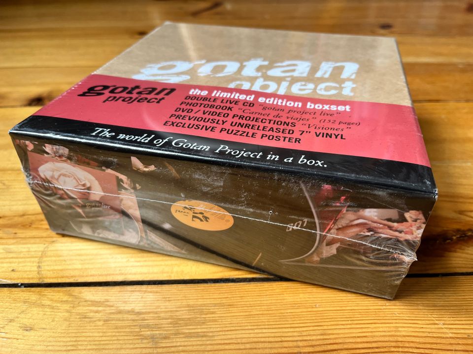 Gotan Project: Gotan Object Box Set 2CD + DVD + 7" vinyl etc.