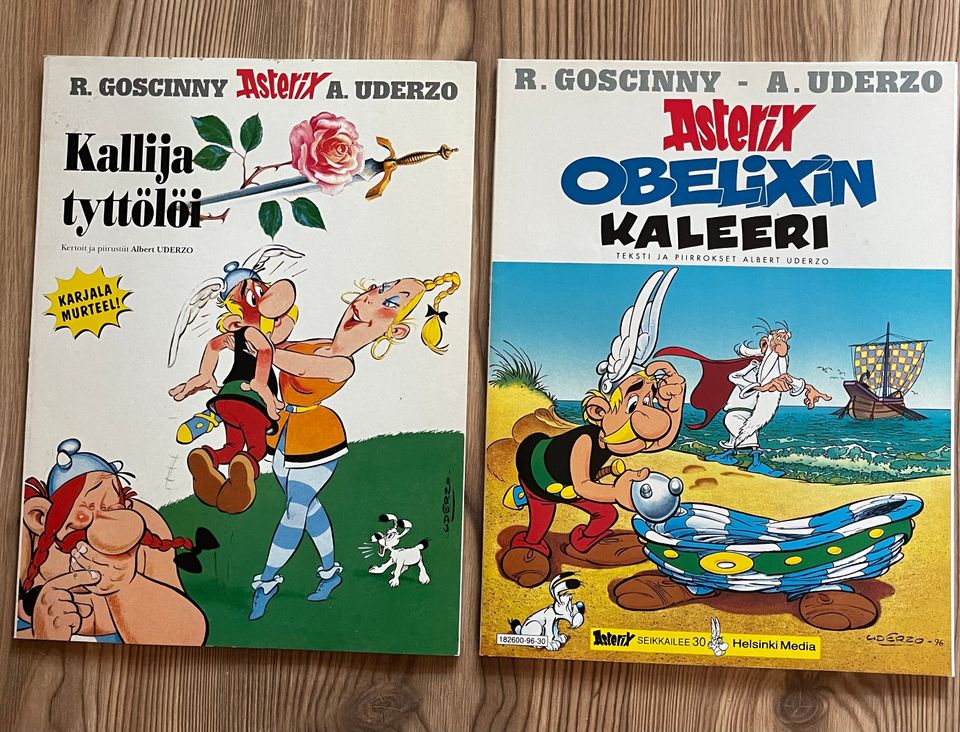 2 x Asterix - Kallija tyttölöi ja Obelixin kaleeri