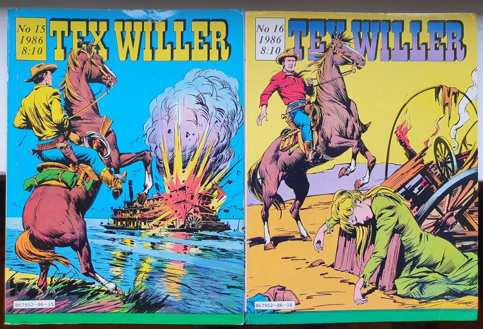 Tex Willer lehdet 15-16/1986