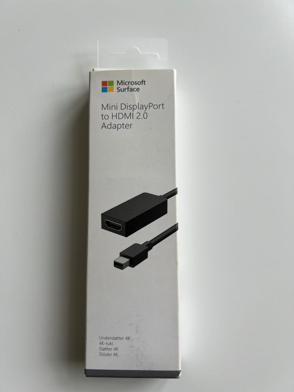 Mini DisplayPort to HDMI 2.0 Adapteri Surface laitteelle