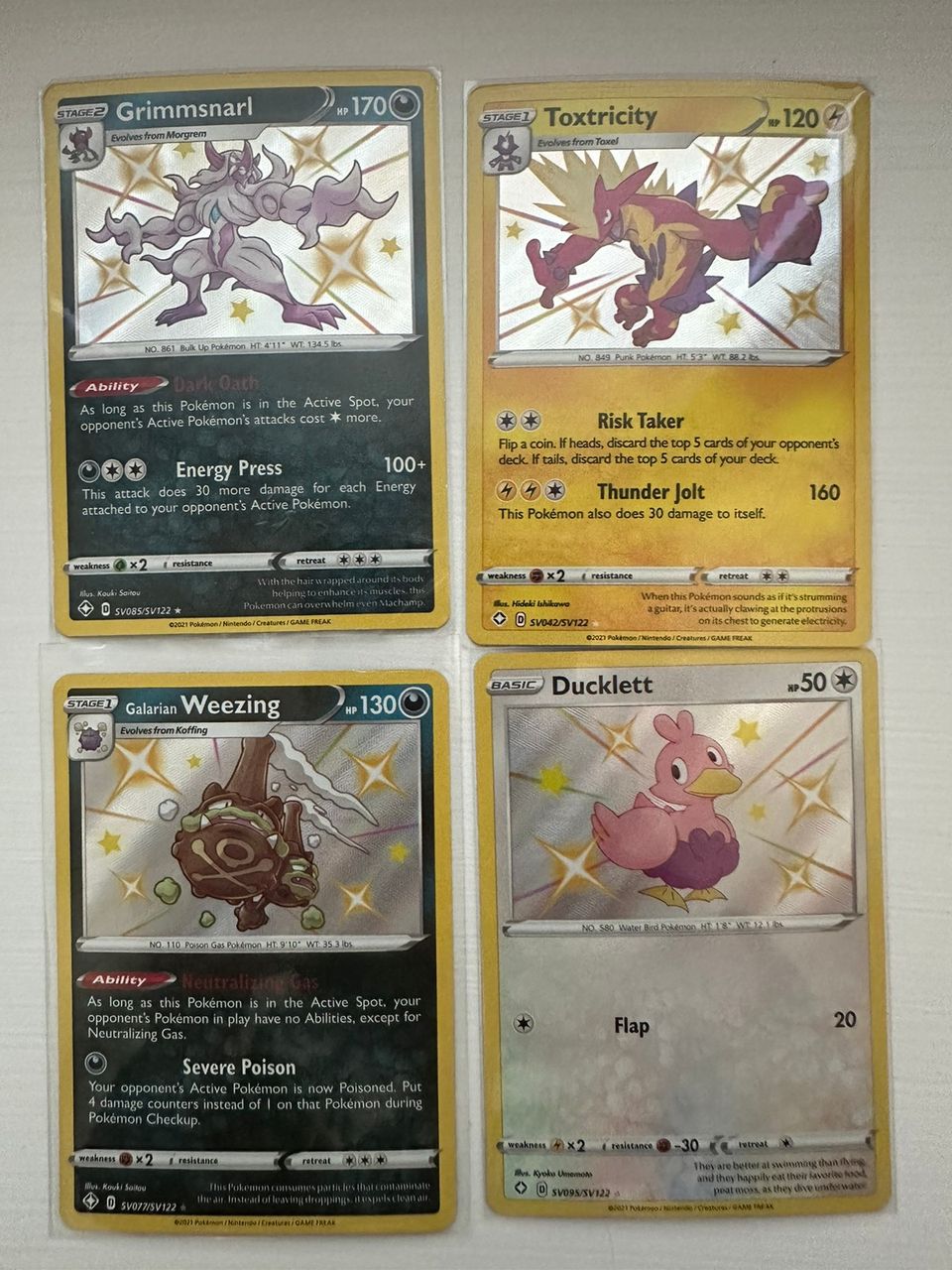 Pokémon shiny kortit