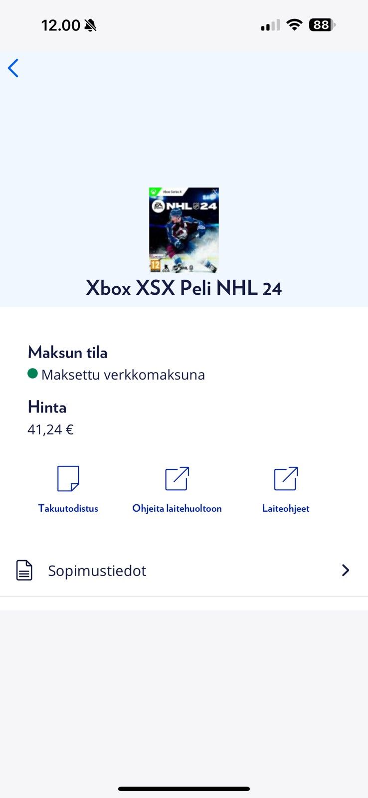 XBOX NHL24