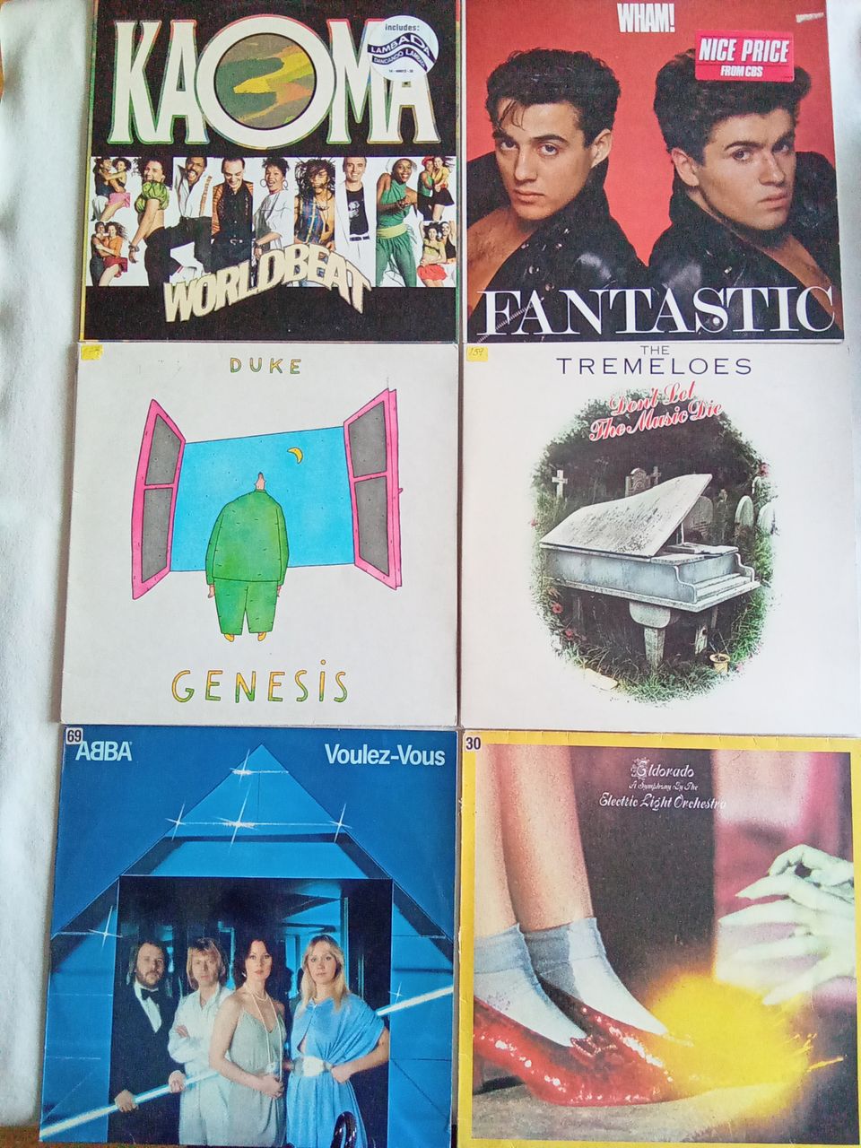 Ulkolaisia vinyyli LP-levyjä 1970-1980 luvuilta useita eri genrejä