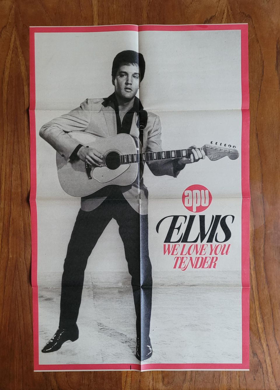 Elvis -jättijuliste (1970/80-luku)