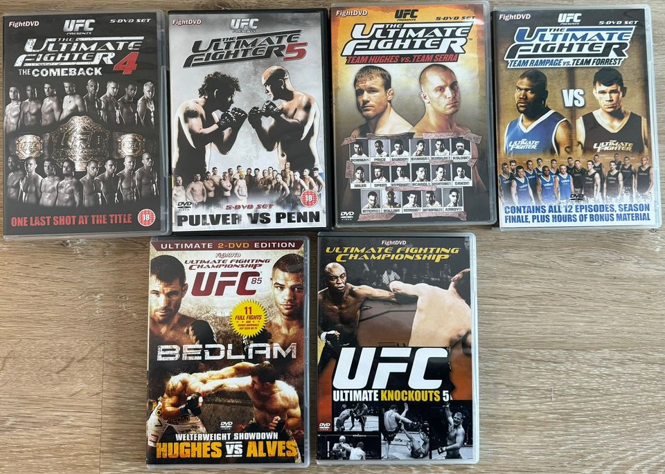 The Ultimate Fighter (4 kautta) + UFC 85 + UFC Ultimate Knockouts 5