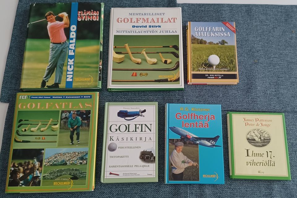 Golfin käsi - ja opaskirjoja