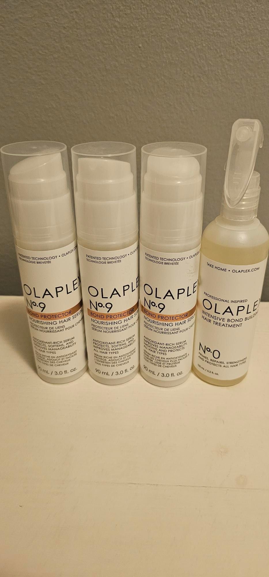 Olaplex No 9 ja No 0