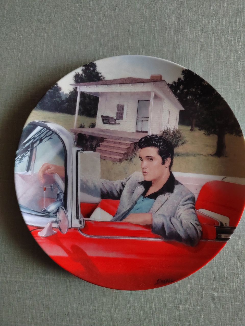 Elvis Presley posliini lautanen